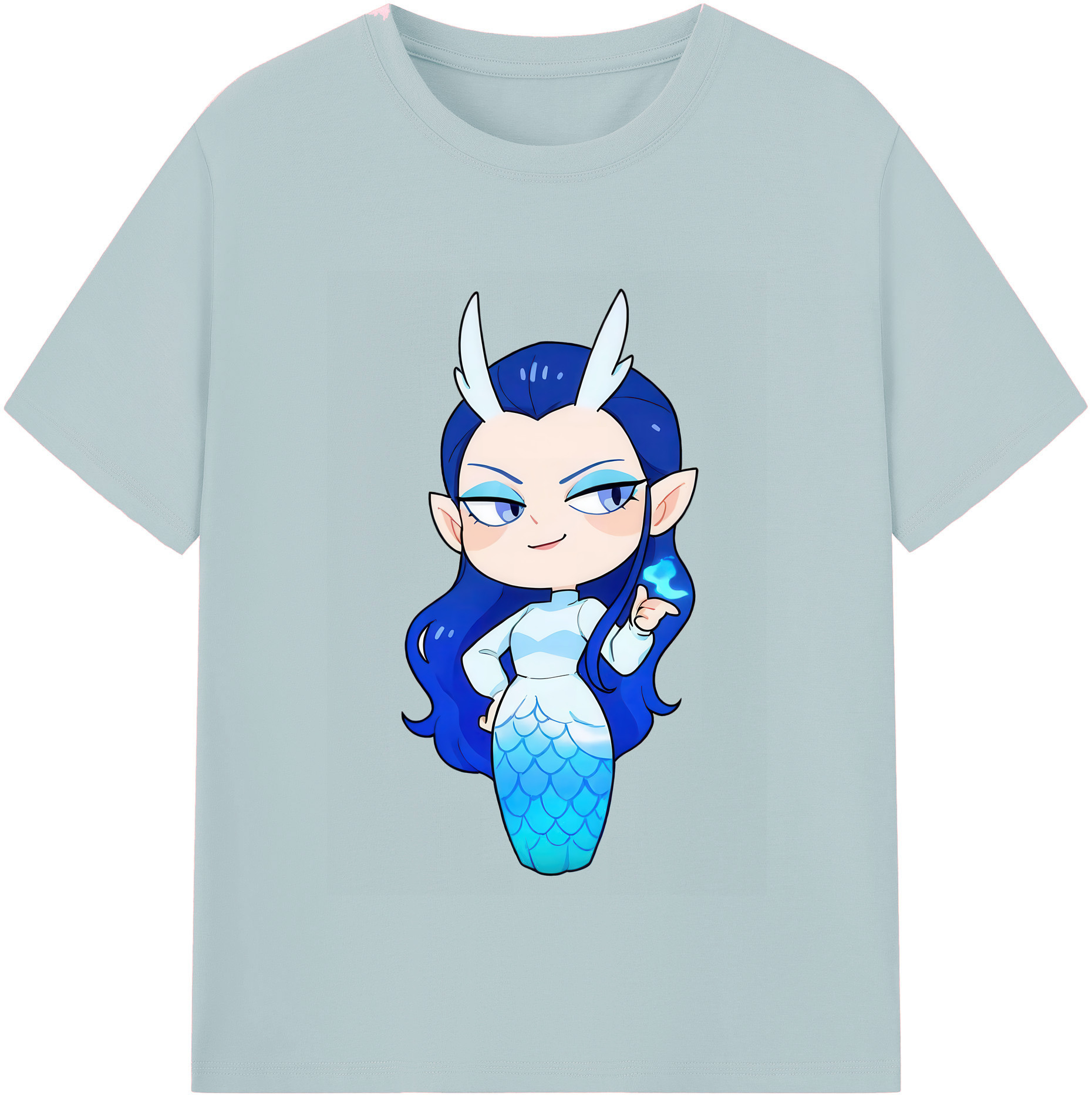 （画像用） Ne Zha 2 ナタ 魔童の大暴れ 綿100％半袖Tシャツ（フロントプリント）